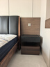 屋术意式极简床头柜带灯一体悬浮式床边柜轻奢高级感卧室2026新款整装 黑橡木纹+胡桃木纹（赠灯带/ENF环保板材） 整装（50X40X50CM） 实拍图