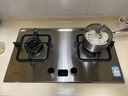 林内（Rinnai）燃气灶家用嵌入式天燃气灶台嵌两用5.2kW双眼猛火爆炒定时灶具 不锈钢2E08MTX 实拍图