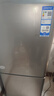 海尔（Haier）「真省电」165L两门小冰箱一级能效风冷无霜黑金净化灰色HC2-165WGHC2E9S9国家补贴 实拍图