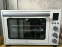 美的（Midea）家用多功能风炉电烤箱 40L大容量/四面搪瓷/热风循环/空气炸锅烤箱一体机PT4012W二代 实拍图
