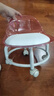 亚克力小凳子静音带万向轮儿童学步凳网红小椅子滑轮矮凳浴室凳 颜色随机【活动款】 实拍图