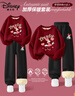 迪士尼（Disney）童装女童运动套装2025冬季新款加厚加绒儿童冬装女孩保暖衣服 实拍图