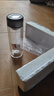 【京东物流配送】高硼硅双层玻璃杯大容量泡茶杯水杯子茶水分离杯 【双层加厚】茶杯350ml1只 实拍图