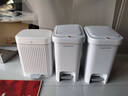 佳帮手脚踏垃圾桶10L家用脚踩+手按双开盖厨房卫生间厕所客厅卧室带盖 实拍图