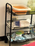 溢彩年华厨房置物架落地储物架移动收纳小推车蔬菜架子多层零食架1056-BK 实拍图
