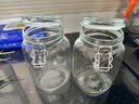 拜杰玻璃密封罐储物瓶泡酒容器玻璃瓶子蜂蜜瓶罐头瓶泡菜坛子1500ml*2 实拍图