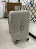 稻草人超大容量行李箱拉链密码拉杆箱网红男轻音万向轮旅行箱女学生皮箱 燕麦灰【超大容量+加大加宽】 20英寸 【可登机，适合短途出行】 实拍图
