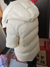 波司登（BOSIDENG）25年新款泡芙90鹅绒羽绒服女商场热卖同款外套B250243116 【趋势推荐】幻境白8625 M 165/88A充绒量191g 体重约110-120斤 晒单实拍图