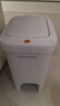 佳帮手卧室脚踏垃圾桶7.3L家用脚踩+手按双开盖厨房卫生间厕所客厅带盖 实拍图