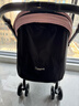 爱贝丽婴儿推车轻便双向一键收车可坐躺高景观四轮万向避震新生儿婴儿车 MAX6 英伦粉（推把换向） 实拍图