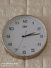 康巴丝（Compas）挂钟客厅静音石英钟表挂墙时钟挂表新款简约时钟 金色 26cm 实拍图