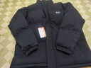 361°男女棉衣保暖加厚休闲冬季外套短棉服652434739F 超级黑 XL 实拍图