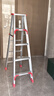 康鹏梯子家用折叠伸缩加厚铝合金人字梯室内多功能伸缩楼梯登高工程梯 加强款-1.5米加厚 实拍图