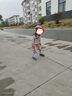361°儿童轮滑鞋初学者男童女童溜冰鞋闪光轮旱冰鞋尺码可调节 紫色M码 实拍图
