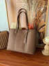 viney牛皮包包女包大容量托特包单肩包手提包生日新年礼物送女生女友 实拍图