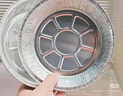 美丽雅空气炸锅锡纸盘18.5cm*40只炸锅烤箱专用铝箔纸烘培烤盘 实拍图