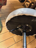 卓博凳子吧台椅升降椅美容凳滑轮凳转椅圆凳椅子BT33米白 实拍图