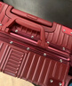 喜朗顿结婚行李箱女方新娘陪嫁箱婚礼酒红色拉杆箱嫁妆密码箱婚嫁皮箱子 酒红色-直角拉链款 26英寸 【需托运】 实拍图