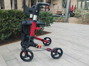 医仑特老人助力行走器手推车助行器拐杖助步器助行购物车走路辅助器带篮 实拍图