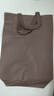 睿爸20个装无纺布袋环保袋购物手提袋广告袋子立体有底有侧手提袋 咖啡色20个装 竖向中号 实拍图