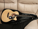 萨伽（SAGA）吉他sf600民谣初学入门男女萨迦木吉他jita萨嘎乐器 40英寸SA600C原木色A桶缺角-SF600系列 实拍图