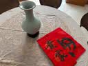 九藏尊品景德镇陶瓷器仿古花瓶影青釉官窑裂纹客厅家居装饰工艺品摆件 影釉冰片赏瓶（高30㎝宽19㎝） 实拍图