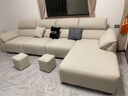 酷比得2025新款现代简约奶油风沙发客厅转角贵妃组合猫抓布艺沙发 3.3米单扶手单位+单人位*2+贵妃 (旗舰版云端坐感)御感猫抓布 实拍图