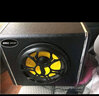 雅奇仕（yacuse） 车载蓝牙低音炮音响 汽车音箱12V/24v/220v大功率内置功放地摊 黑色梯形插电版 8英寸低音喇叭版 实拍图