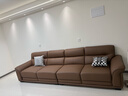 狄普牛皮艺沙发意式高级感客厅直排3.4米沙发床十大品牌旗舰版赛尔德 实拍图