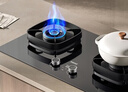 华帝【双边定时+纳米科技面板】家用燃气灶天然气嵌入式5.2kW猛火煤气炉双灶具灶台i10306D 实拍图