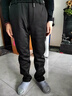 皮尔卡丹休闲裤男士秋冬季款爸爸裤子男中老年男士春季运动宽松加绒直筒裤 黑色(加绒加厚款) 2XL 【140-160斤】 实拍图