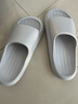 朴西新款EVA踩屎感厚底拖鞋女士居家室内情侣拖鞋男 灰色 42-43 实拍图