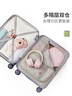 爱华仕行李箱20寸可登机箱出差静音拉杆箱大容量轻便手提旅行箱包密码箱 雾蓝色【潮流新选】 26英寸 【5-7天中长途】能装抗压 实拍图