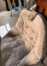 同依兔耳朵牛奶绒坐垫靠背办公室久坐屁垫学生座椅垫护腰靠垫椅垫 兔耳朵座椅垫-牛奶绒灰色 【45*45cm】中号【热销选择最多】 实拍图
