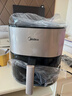 美的（Midea）小炎烤空气炸锅蒸烤一体上下双热源免翻面 可视窗口家用智能大容量6L金属内腔蒸汽嫩炸烤箱KZC6054 实拍图