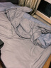 艾薇110g亲肤三件套单人宿舍3件套被罩被套床单枕套0.9/1.2米床 深灰 实拍图