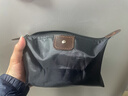 骑行便携收纳包化妆包旅行用品水饺包婴儿推车收纳袋大容量防水 黑色一个装 实拍图
