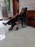 衡互邦 轮椅折叠带坐便 全躺老人便携旅行轻便手动 轮椅车 灰色全躺款【六档可调】 实拍图