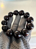 紫辰檀 印度小叶紫檀手串108颗男女小满金星高密度老料檀木文玩佛珠项链 金星小叶紫檀手串12颗20mm男款 实拍图