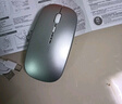 英菲克（INPHIC）M1无线鼠标可充电办公蓝牙三模电量显示静音便携适用于惠普华硕苹果IPAD笔记本电脑无限轻音 【蓝牙三模电量显示版-无线轻音】Ty-C充电金属灰 实拍图