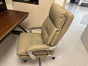 顾全电脑椅人体工学椅真皮办公椅可躺久坐舒适老板椅咖皮C570 实拍图