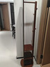 唯博思实木穿衣镜全身镜子落地镜一体家用卧室可旋转衣帽架多功能置物架 胡桃色【B58底盘款40cm】 实拍图