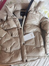 波司登（BOSIDENG）冬季羽绒服鹅绒女士泡芙加厚时尚百搭立领外套商场热卖同款 燕麦色7185 M 165/88A充绒量191g 体重约110-120斤 实拍图
