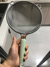 炊大皇 双耳漏勺细网304不锈钢滤网勺豆浆过滤网筛婴儿辅食 绿大号26目 实拍图