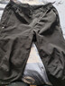 探拓（TECTOP）冲锋裤男加绒保暖防风软壳裤登山徒步裤 男款黑色 XL 实拍图