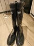回力雨鞋男士款时尚雨靴户外防水不易滑耐磨HL8075高筒黑色45码 实拍图