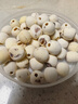 方家铺子莲子400g 湘潭磨皮通芯白莲子去芯百合桂圆银耳羹南北干货 中大号 实拍图