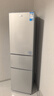 志高（CHIGO）239升三门冰箱家用小型一级能效大容量冷藏保鲜软冷冻分区存储 出租房节能三温区电冰箱 以旧换新 【239升三门三温区1.7米高 一级能效 银色】 实拍图