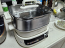 美的（Midea）电蒸锅电火锅电煮锅电炒锅多用途锅蒸包子锅电热锅蒸蛋锅加厚不锈钢智能彩屏多功能锅MZ-ZGC282866 实拍图