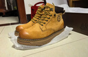骆驼（CAMEL）王俊凯同款马丁靴高帮秋户外工装大黄靴男 G15W136025 沙漠黄 42 实拍图